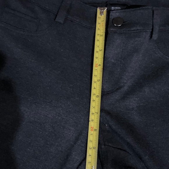 Mossimo Stretch Extensible Dark Gray Pants Sz 8 - Picture 3 of 11